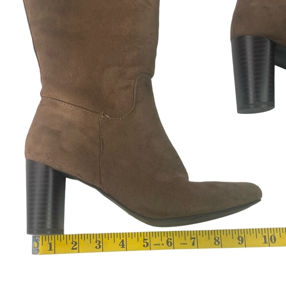 Kim Rogers Jenna2 Brown Heeled Tall Boots Size‎ 7M - Picture 10 of 13